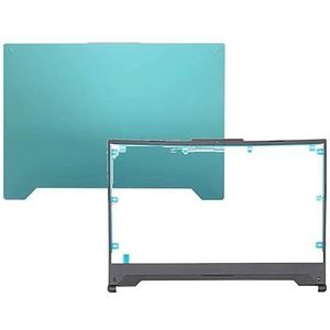 WANGHUIH LCD Achterkant Bovendeksel + Voorrand Cover Compatibel met ASUS TUF Gaming F15 FX507 FA507 FX507Z FA507R Serie