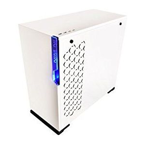 In Win 101 midi-toren wit - computerbehuizing (midi-toren, PC, acrylonitril-butadieen-styreen (ABS), SECC, gehard glas, wit, ATX, Micro ATX, Mini-ITX, 16 cm)