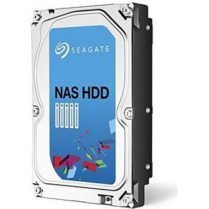 Seagate NAS HDD - interne harde schijf, ST1000VN000 (3,5 inch), 5900rpm, SATA III voor NAS-gebruik bulk 2 TB zwart