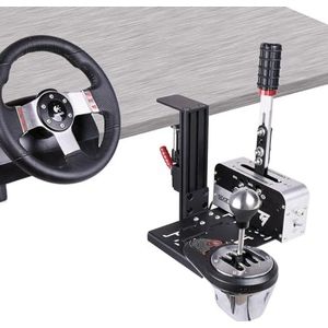 Universele Desk Mount Voor Racing Sim Shifter Handrem Compatibel met Logitech G Driving Force Shifter, Thrustmaster TH8A Shifter TSS Handbrem, Fanatec ClubSport Shifter/ClubSport Handbrem