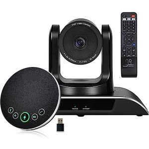 Webcam, 3X optische zoom USB-videoconferentiecamera HD 1080P webcams Groothoek-uitzendcamera for vergaderingen Live streaming,voor livestreaming, videogesprekken en conferenties(USB 3x Zoom and Mic)