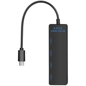 Type C Hub uitbreidend naar 4 USB2.0-haven voor meerdere apparaten opladen Adapter