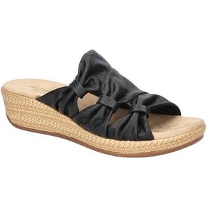 Easy Street Bertina Wedge sandaal voor dames, Zwart, 8 UK Narrow