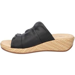 Easy Street Bertina Wedge sandaal voor dames, Zwart, 9 UK Wide