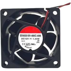 60mm cooling fan 6cm For Sunon 6025 12V 1.44W double ball mute ee60251b1-000c-a99 computer case power silent