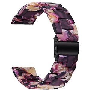ENICEN Hars Watch Band Compatibel met Fitbit versa 3 / Fitbit Sense Smart Polsband Accessoires Dames Mannen Hars Armband Strap for Fitbit Sense (Color : Flashing purple)