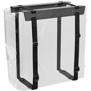 VIVO Onder-Desk PC verstelbare riem en stalen beugelhouder, computerbehuizing drager, zwart, MOUNT-PC02S