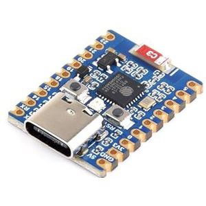 ESP32 C6 Zero WiFi 6 Development Board gebaseerd op ESP32-C6FH4 dubbele processors, tot 160 MHz loopfrequentie, integreert 2,4 GHz Wi-Fi 6 (802.11 ax/b/g/n) & Bluetooth 5, USB Type-C poort