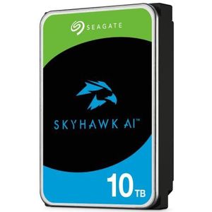 Seagate - SkyHawk AI - Interne Harde Schijf - 10 TB - Zilver - SATA 6 Gb/s