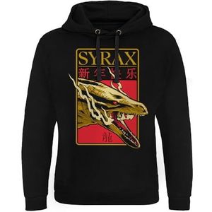 House of the Dragon Officieel gelicenseerd SYRAX Dragon Epic hoodie (Zwart), XX-Large