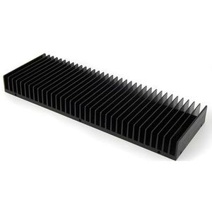 FULIMEI DIY Koeler Aluminium Heatsink Grille Vorm Radiator Koellichaam Chip 246 * 84 * 25mm HD1969 IC Power Transistor