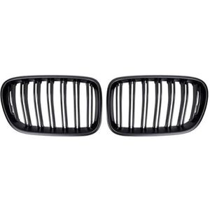 Voorste Radiator Grilles Voor X3 Voor F25 2010 2011 2012 2013 Racing Bumper Car Styling 1 Paar Frontroosters Mat Glanzend Zwart Racing Grille(Matte Black)