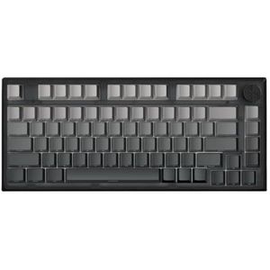QPSJXN MK750 82 Bluetooth Wireless 2.4G Tri-Mode RGB Backlight Mechanisch Keyboard Hot Swap DIY (wit ultramarine)