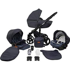 SaintBaby wandelwagen Comodo 2in1 3in1 Isofix babyzitje combi wandelwagen buggy Grey 02 2in1 zonder autostoel