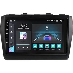 Android 14 GPS Navigation Stereo voor Suzuki Swift 2016-2020 9 Inch 2 Din Car Stereo Radio met CarPlay AHD Omgekeerd beeld Bedieningselementen op het stuur Bluetooth(A1 1G+32G)