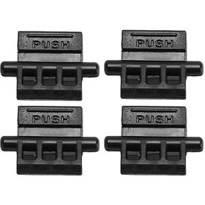 Batterijvergrendeling met Drukknop, Vervanging Stabiele Walkie Talkie Batterijvergrendeling ABS-materiaal voor UV 5RE voor UV 5RB (10 STUKS)