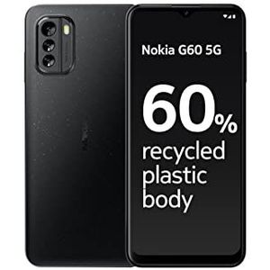 Nokia G60 5G Dual-SIM 64 GB ROM + 4 GB RAM (alleen GSM | zonder CDMA) Factory Unlocked 5G Smartphone (zwart)