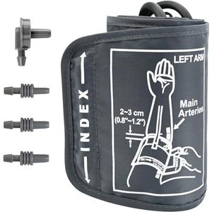 Bloeddrukmanchet - 22-52 cm - Bovenarmmanchet voor Bloeddrukmeter met 4 Scharnieren