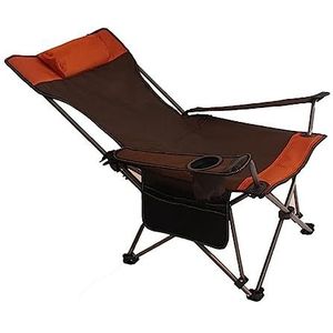 Campingstoel Camping, Outdoor Camping Stoel Vouwstoel Ultralichte Draagbare Lounge Casual Stoel Strandstoel Siesta Bed Stoel Met Zijtas Klapstoel Wandelen(A)