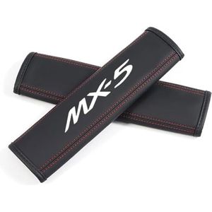 Veiligheidsgordel Beschermers voor Mazda MX-5 Miata NA NB NC ND, PU-leren Veiligheidsgordel Beschermers Comfortabele Schouderbescherming Accessoires