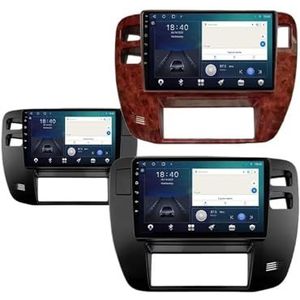 Autoradio Android 14 Compatibel met Nissan Patrol 1997-2005 Navigatie Multimedia Speler Android Auto Carplay Geen 2din(Gold)