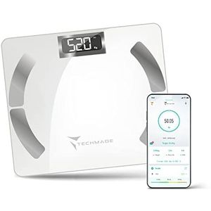 Smart Scale - Draadloos - Wit - Voor iOS en Android