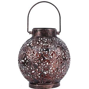 Waterdichte Solar Lantern Lights Hanglamp Outdoor LED Solar Light voor Pathway Garden Landscape Decoration
