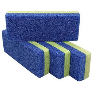 Voet puimsteen voor voeten harde huid eeltverwijderaar en scrubber (Pack van 4) (geel)
