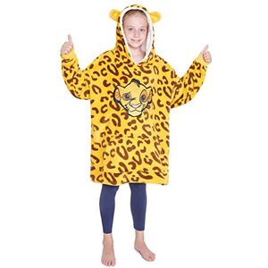 Disney Stitch Girls Oversized Hoodies - Hoodiedeken One Size Kinderen en tieners - Stitch Gifts (Mosterd)