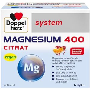 Doppelherz - MAGNESIUM 400 CITRAT - Magnesium - 40 Portiezakjes