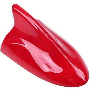 Audio- & videoantennes voor auto Dakhaaienvin Decoratieve Antenne Afdekking Sticker Vezelstijl Geschikt voor BMW Geschikt voor Honda Geschikt voor Toyota Antenne Auto-antenne(Red)