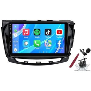 Android 14 Autoradio Sat Navi voor H-aval Steed 6(2018-2021) 9 Inch Touchscreen Multimedia Speler met Draadloze Carplay GPS Navigatie FM RDS Bluetooth 5G-WiFi SWC DSP,M100s