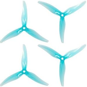 16 stks for 51477 4.12g 5mm/POP 3-Paddle Propeller CW CCW 5 inch 4 S 6 S for 2206-2407 Motor DIY RC FPV Racing Drone (Color : Blue)