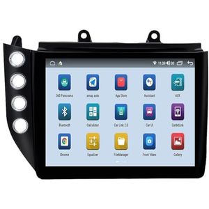 Android 14 GPS Navigation Stereo voor Maserati GranTurismo GT 2007-2017 10.4 Inch 2 Din Car Stereo Radio met CarPlay AHD Omgekeerd beeld Bedieningselementen op het stuur(LHD,A2 8core-4+64G)