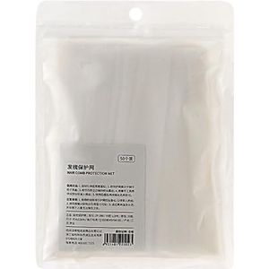Net voor het reinigen van haarborstels, net voor het reinigen van de ontharing, van PE 50 x, eenvoudig te bedienen, draagbaar gereedschap voor het verwijderen van 13 cm, beschermingsnet voor kammen