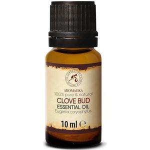 Kruidnagel (Knop) Olie Essentiële Olie 10ml - 100% Puur & Natuurlijk - Aromatherapie - Geurolie - Geurverspreider - Ontspanning - Toevoegen aan Bad & Cosmetica - Massage - Wellness - Aroma Lamp Of Elektrische Diffuser
