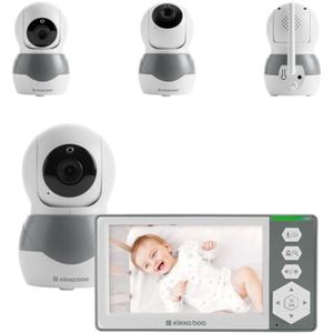 Kikkaboo - Ady - Video Babyfoon - 4.3 inch - Met Nachtzicht en Tweeweg Communicatie