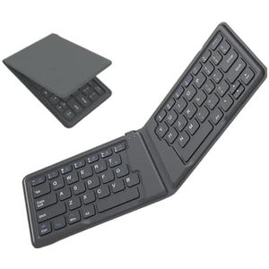 QPSJXN Opvouwbaar Bluetooth-toetsenbord, oplaadbaar, draagbaar, compatibel met smartphones en mobiele apparaten (Korea-lay-out)
