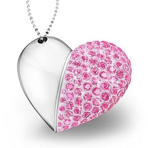 KEXIN USB Stick 32gb Memory Stick USB 2.0 Cap Ontwerp USB Flash Drive Mini Memory Sticks Pen Drive Thumb Drive voor PC Computer Business Student Gift 32gb*1 Rosa-32GB