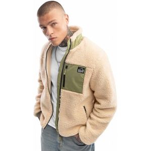 Siroko Walnut Fleece Met Volledige Rits