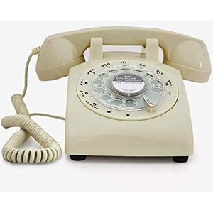 Telefoon Thuis Telefoon Draaiknop Telefoon/retro-stijl Telefoon/vintage Telefoon/Ouderwets Klassieke Draaitelefoon Draaibare Retro Telefoon Antiek Thuiskantoor Hotel Vaste vaste lijn Metalen bel (Kle