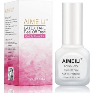 AIMEILI Nail Art Peel Off Liquid Latex Tape Nail Art vloeibare latex huidbescherming vingerbescherming voor Nail Art Liquid