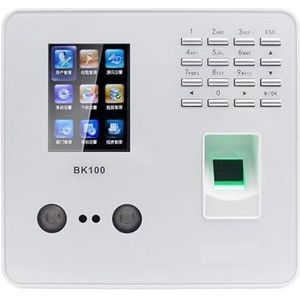 Aanwezigheidsmachine voor medewerkers Prikklok for kleine bedrijven Gezichtsherkenning Vingerafdruk Wachtwoord Aanwezigheidsklok In Machine Vingerafdrukscanner voor kleine bedrijven en kantoren