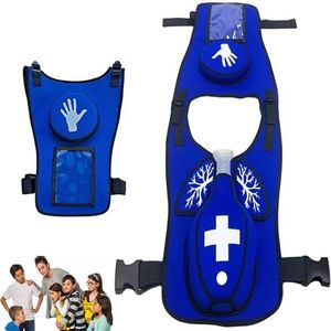 anti-verstikkingsapparaat, Anti-verstikkingstrainer met verstelbare banden en intuïtieve bediening - Essentieel for eerstehulpverleners, kind