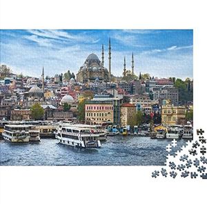 Puzzel 1000 stukjes Istanbul legpuzzel voor volwassenen puzzel educatief spel uitdaging moeilijke harde onmogelijke puzzel voor volwassenen en voor kinderen vanaf 12 jaar 1000 stuks (75 x 50 cm)