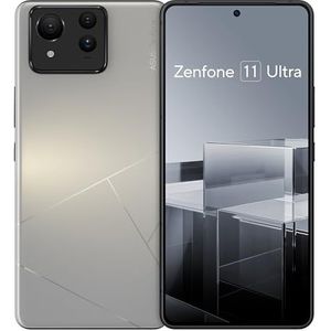 ASUS Zenfone 11 Ultra ontgrendelde Android-telefoon, Amerikaanse versie, 12 GB+256 GB, 6,79 inch FHD+ AMOLED 120Hz snel display, 26-uurs batterijduur met 5500mAh, gestabiliseerde drievoudige camera,