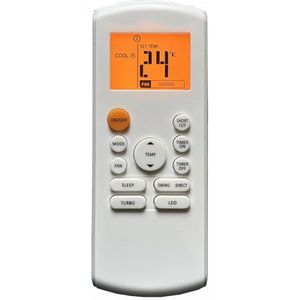 1x AC-afstandsbediening RG57A4/BGEF for airconditioner RG57A7/BGEF RG57A2/BGEF RG57B/BGE RG57A/BGE RG57A6/B(With backlight)