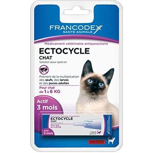 francodex - ectocycle anti-vlooienpipet voor katten - FR-170047