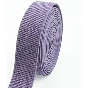 2-10 Meter 25mm Elastisch Band voor het Naaiwerk Broeken Ondergoed Rubber Tape Tailleband Riem Stretch Webbing DIY Kleding Accessoire-Lichtpaars-25mm-2Meters