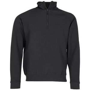 Fruit of the Loom Sweatshirt met ritssluiting voor heren, zwart (black 101), M